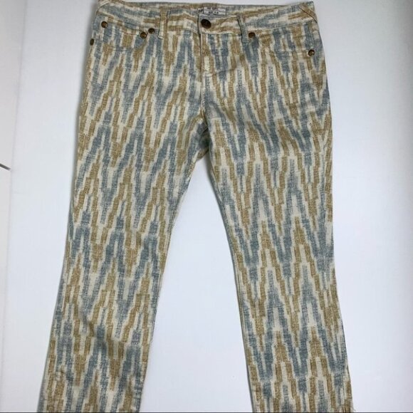 Free People Ikat Cropped skinny jeans Size 29 - Picture 2 of 9